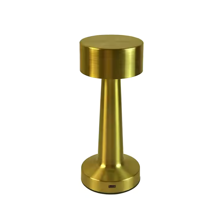 Golden LED Desk Lamp with Touch Sensor